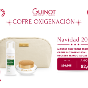 COFRE OXIGENACIÓN MOUSSE BIOXYGENE 150ML CREME BIOXYGENE 50ML NECESER BLANCO AGUAS GUINOT