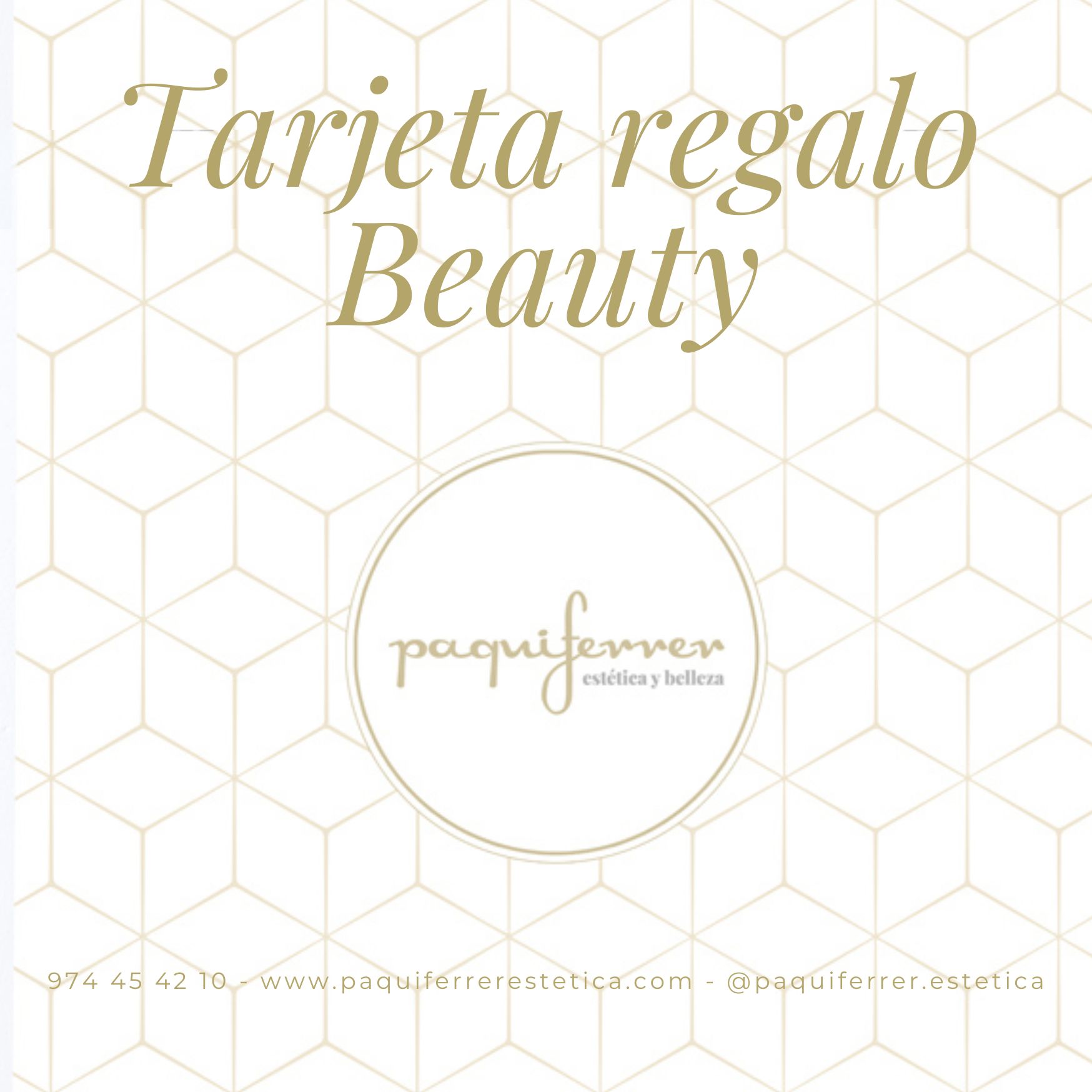 Black Beauty 27/11/25 CHEQUE REGALO BEAUTY